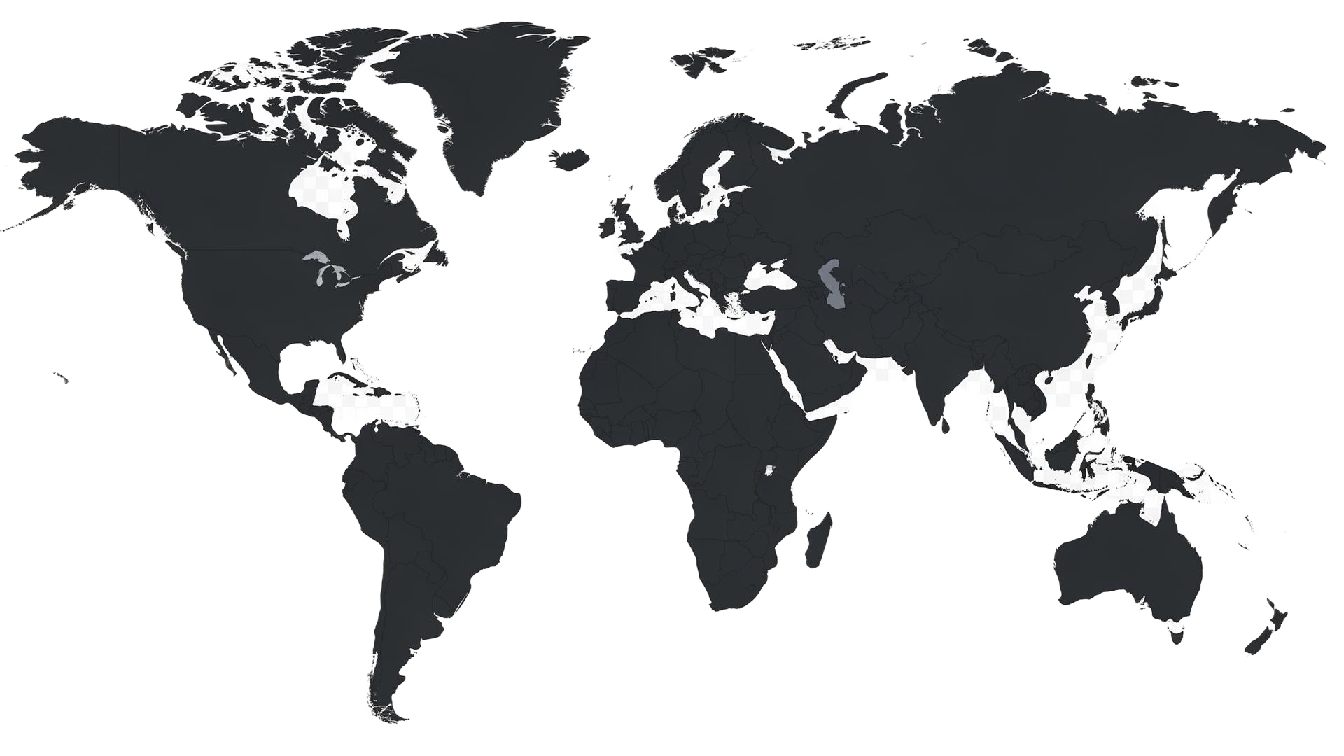 World map showing Bare Syndicate global operations